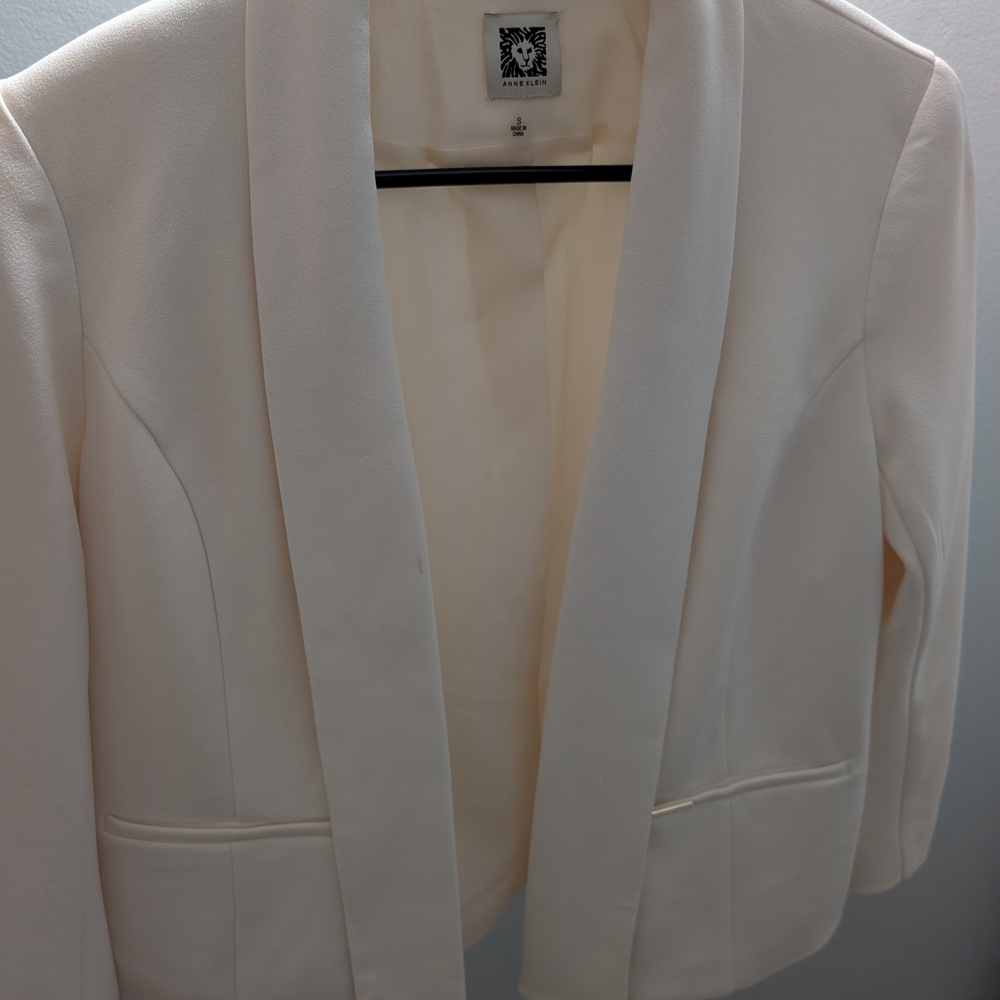 Anne Klein Cream Women's Blazer